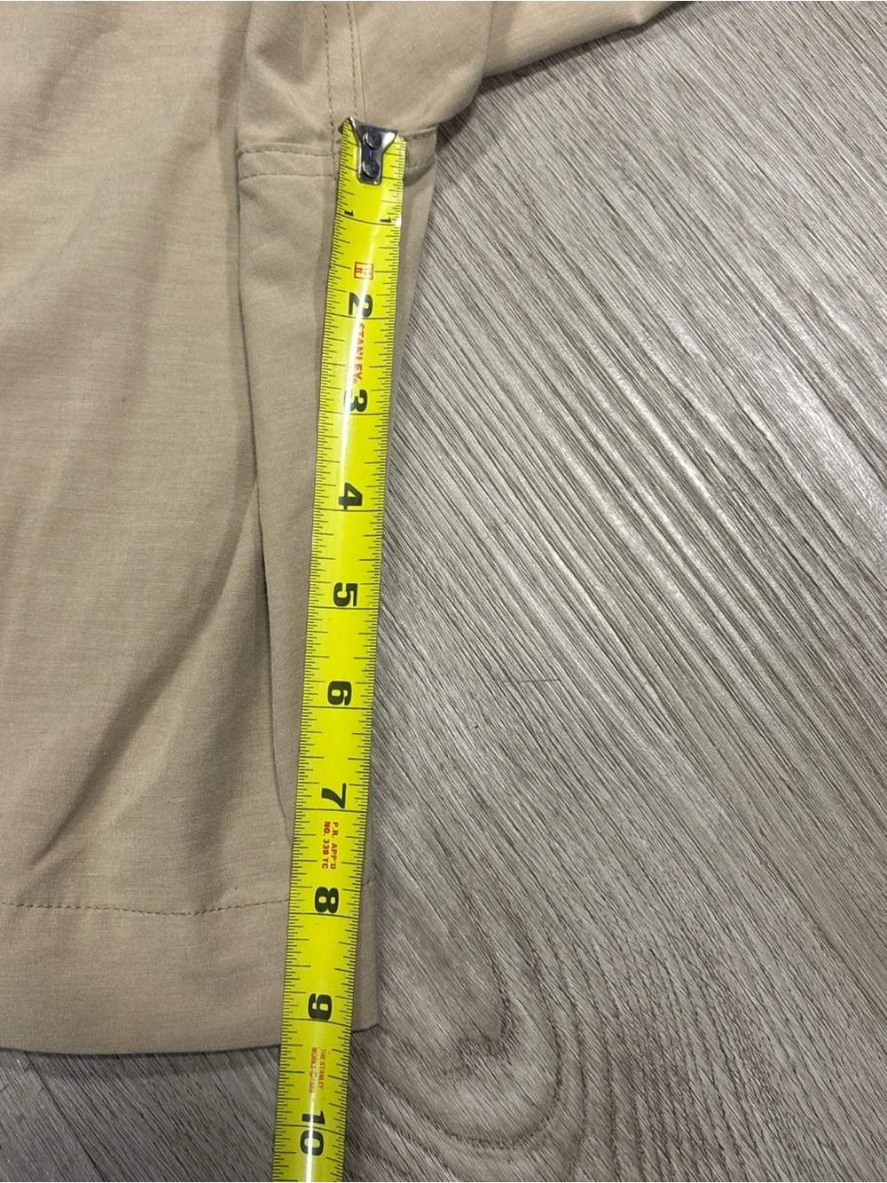 Faherty All Day Shorts Mens 38 Tan Drawstring Chino 9” Inseam Stretch Casual